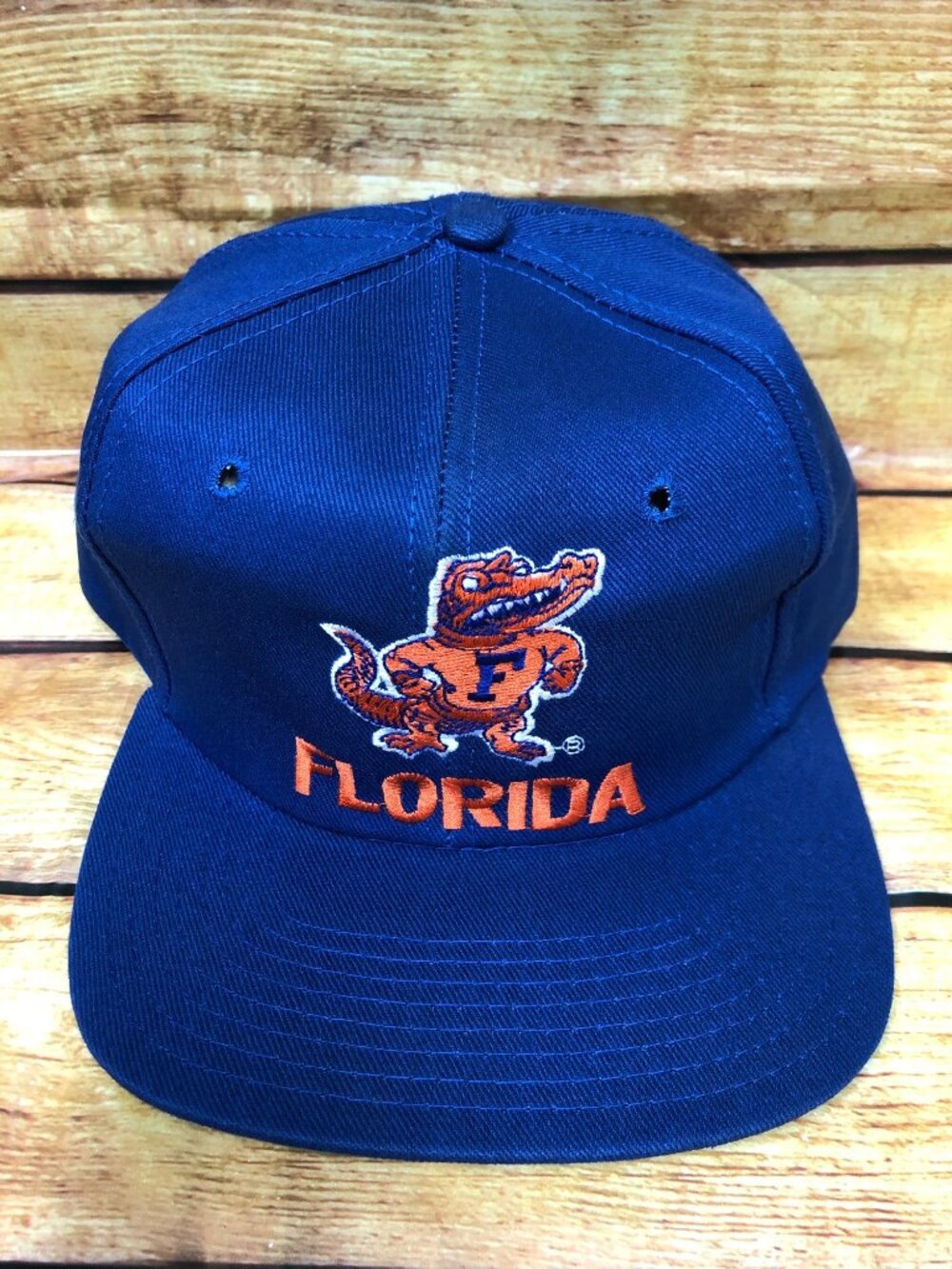 NOS Vintage UNIVERSITY OF FLORIDA GATORS Snapback Hat Cap Twins Enterprise